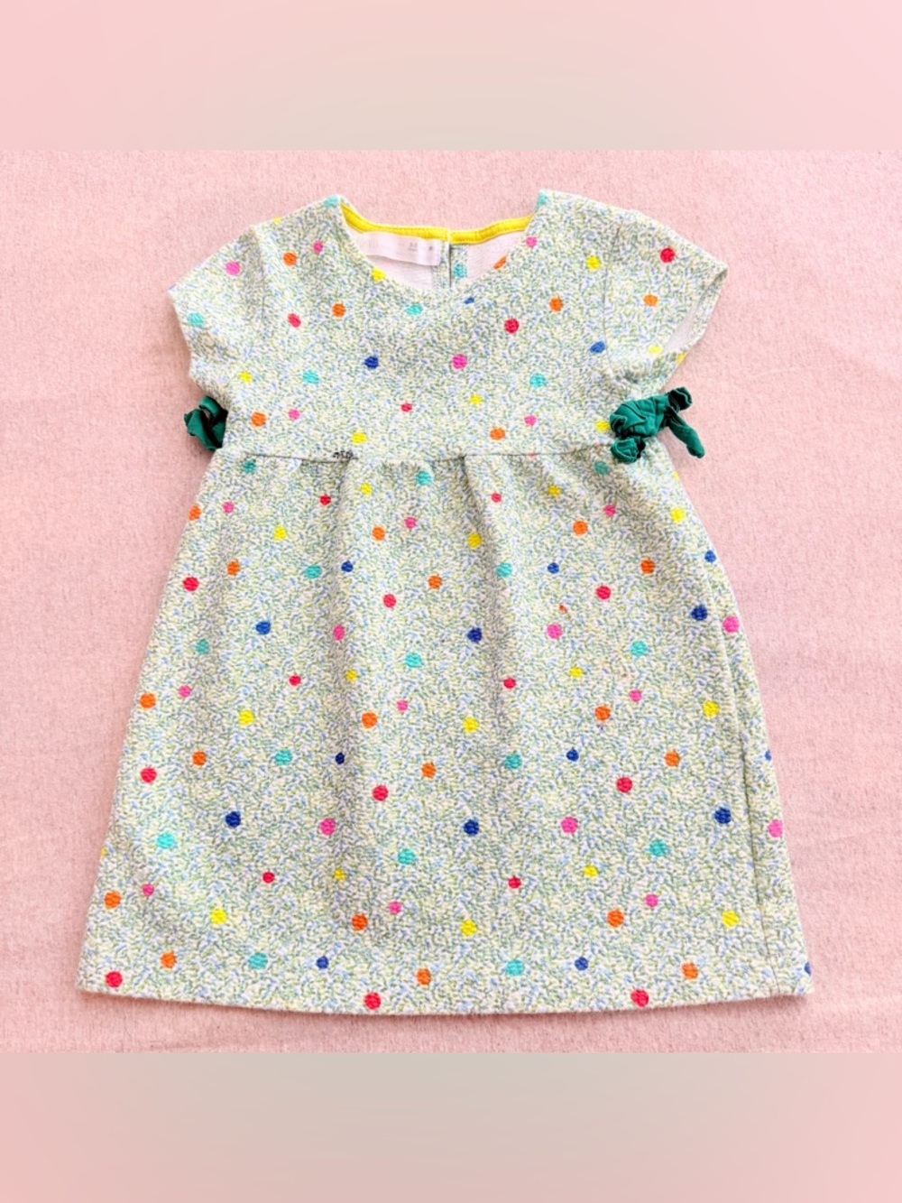 ZARA polka dot confetti colorful dress